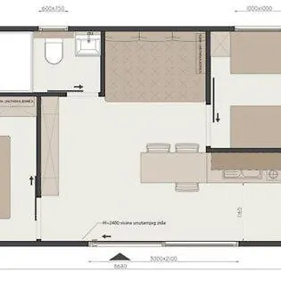 Biograd Mobile Oasis キャンプ場 *